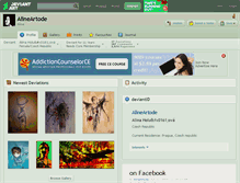 Tablet Screenshot of alineartode.deviantart.com