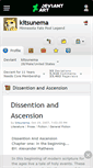 Mobile Screenshot of kitsunema.deviantart.com