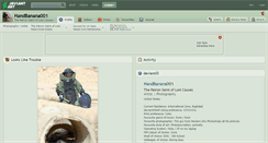 Desktop Screenshot of handbanana001.deviantart.com