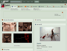 Tablet Screenshot of eta849.deviantart.com