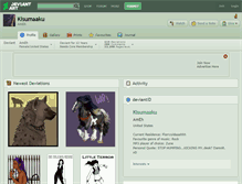 Tablet Screenshot of kisumaaku.deviantart.com