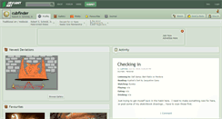 Desktop Screenshot of cubfinder.deviantart.com