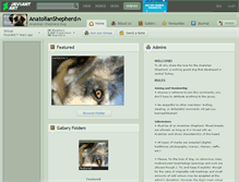 Tablet Screenshot of anatolianshepherd.deviantart.com