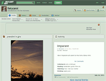 Tablet Screenshot of fairycarol.deviantart.com