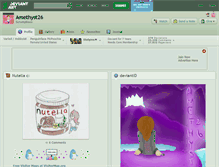 Tablet Screenshot of amethyst26.deviantart.com