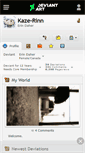 Mobile Screenshot of kaze-rinn.deviantart.com
