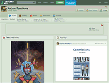 Tablet Screenshot of androssterranova.deviantart.com