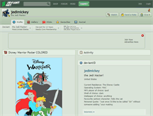 Tablet Screenshot of jedimickey.deviantart.com