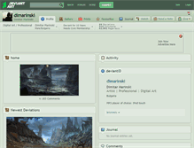 Tablet Screenshot of dimarinski.deviantart.com