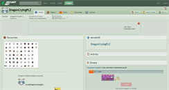Desktop Screenshot of dragoncryingplz.deviantart.com