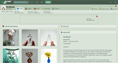 Desktop Screenshot of kivaford.deviantart.com