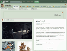 Tablet Screenshot of kitty-tiky.deviantart.com