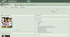 Desktop Screenshot of fox-lady.deviantart.com