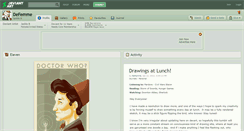 Desktop Screenshot of defemme.deviantart.com
