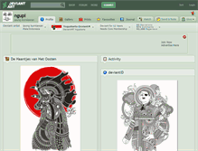 Tablet Screenshot of ngupi.deviantart.com