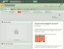 Tablet Screenshot of phoenixmystery.deviantart.com