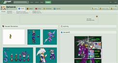 Desktop Screenshot of darkzerok.deviantart.com