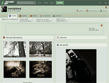 Tablet Screenshot of mentalshed.deviantart.com