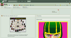 Desktop Screenshot of davoe.deviantart.com