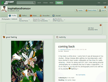 Tablet Screenshot of inspirationxfromxsw.deviantart.com
