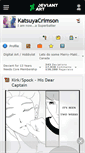 Mobile Screenshot of katsuyacrimson.deviantart.com