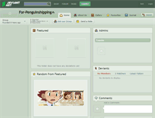 Tablet Screenshot of for-penguinshipping.deviantart.com