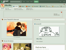 Tablet Screenshot of niku-niku.deviantart.com