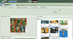 Desktop Screenshot of loopywolf.deviantart.com