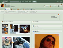 Tablet Screenshot of klebera.deviantart.com