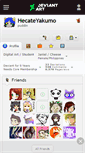 Mobile Screenshot of hecateyakumo.deviantart.com