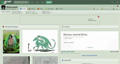 Desktop Screenshot of green-souls.deviantart.com