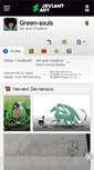 Mobile Screenshot of green-souls.deviantart.com