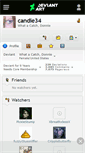 Mobile Screenshot of candie34.deviantart.com