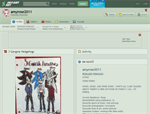 Tablet Screenshot of amyrose2011.deviantart.com