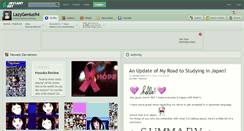 Desktop Screenshot of lazygenius94.deviantart.com