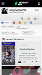 Mobile Screenshot of lazygenius94.deviantart.com
