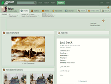 Tablet Screenshot of faiyz.deviantart.com