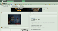 Desktop Screenshot of beastxxx.deviantart.com