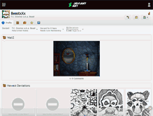 Tablet Screenshot of beastxxx.deviantart.com
