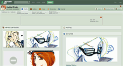 Desktop Screenshot of hattertricks.deviantart.com