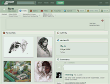 Tablet Screenshot of fly-m.deviantart.com