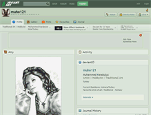 Tablet Screenshot of muho121.deviantart.com