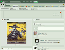 Tablet Screenshot of comolo.deviantart.com