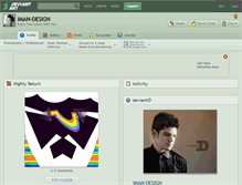 Tablet Screenshot of iman-design.deviantart.com
