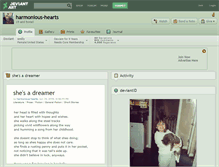 Tablet Screenshot of harmonious-hearts.deviantart.com