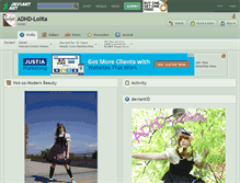 Tablet Screenshot of adhd-lolita.deviantart.com