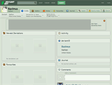 Tablet Screenshot of baximus.deviantart.com