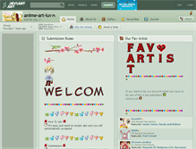 Tablet Screenshot of anime-art-luv.deviantart.com