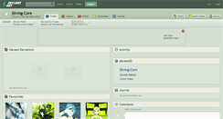 Desktop Screenshot of diving-core.deviantart.com