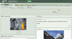 Desktop Screenshot of lilrockar.deviantart.com
